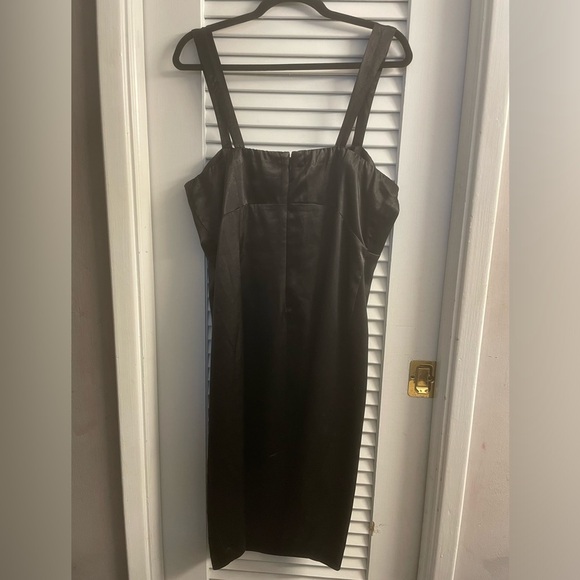 Newport News 90s Y2K Ultra Flattering LBD Little Black Dress Size 18P - Picture 7 of 7